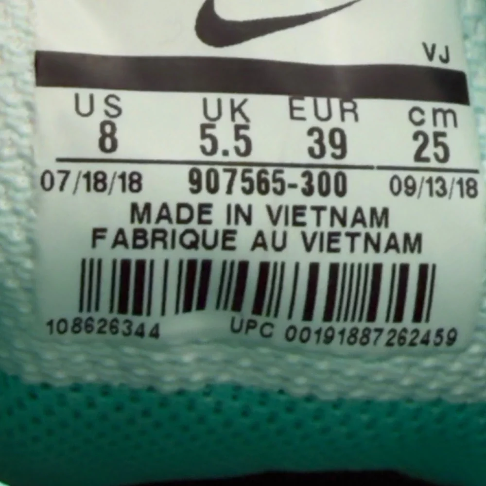 Nike Zoom Rival M 9 Track Spikes Womens‎ 8 Teal Black Racing Shoes 907565 300
